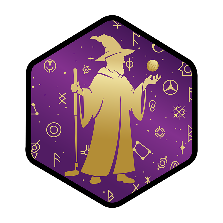 Par 9¾ mini golf logo